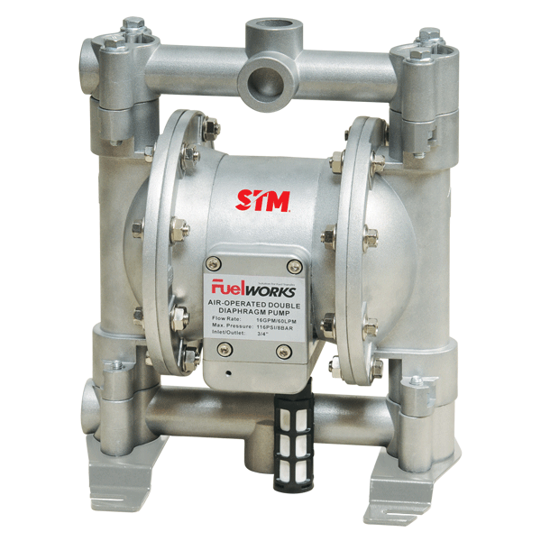 Air Operated Diaphragm Pump - Aluminium 1/2" 3/4"