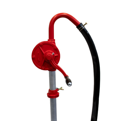 STM Rotary Pump with Hose for 60 & 205L Drums – Cast Iron Drum Pump & Nozzle Kit