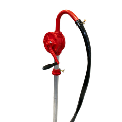 STM Rotary Pump with Hose for 60 & 205L Drums – Cast Iron Drum Pump & Nozzle Kit