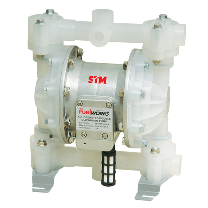 Air Operated Diaphragm Pump - Polypropylene 1/2" 3/4"