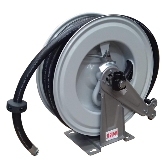 STM Diesel Hose Reel 1" x 15m – Heavy-Duty Industrial Reel with Viton Seals | DHR1508615