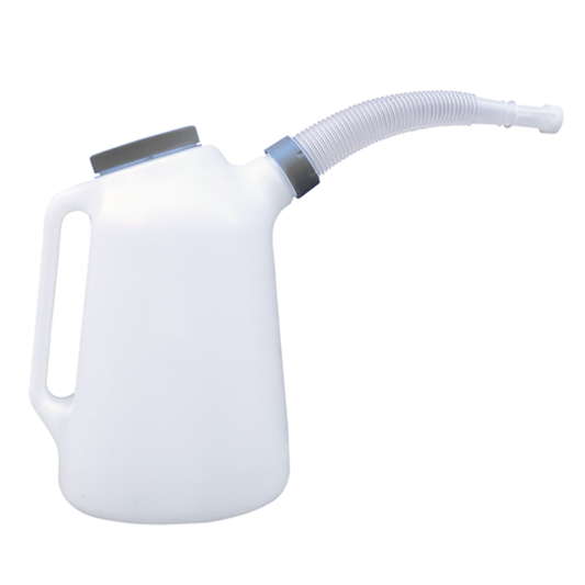 6L Oil Jug (Silver screw top lid)