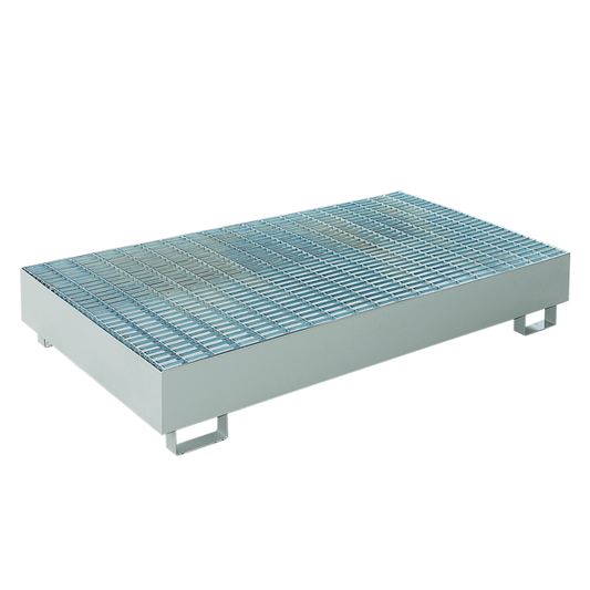 4 Drum Metal Spill Containment Pallet